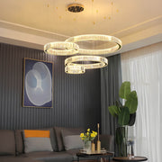 Rosewood Axis Crystal Spiral Chandelier — gallery image 8