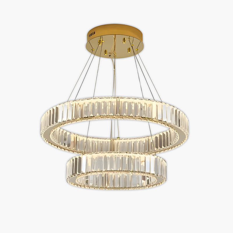 
Rosewood Axis Crystal Spiral Chandelier — photo 1