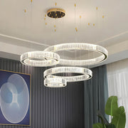 Rosewood Axis Crystal Spiral Chandelier — gallery image 7