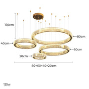 Rosewood Axis Crystal Spiral Chandelier — gallery image 33