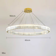 Rosewood Axis Crystal Spiral Chandelier — gallery image 15