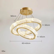 Rosewood Axis Crystal Spiral Chandelier — gallery image 18