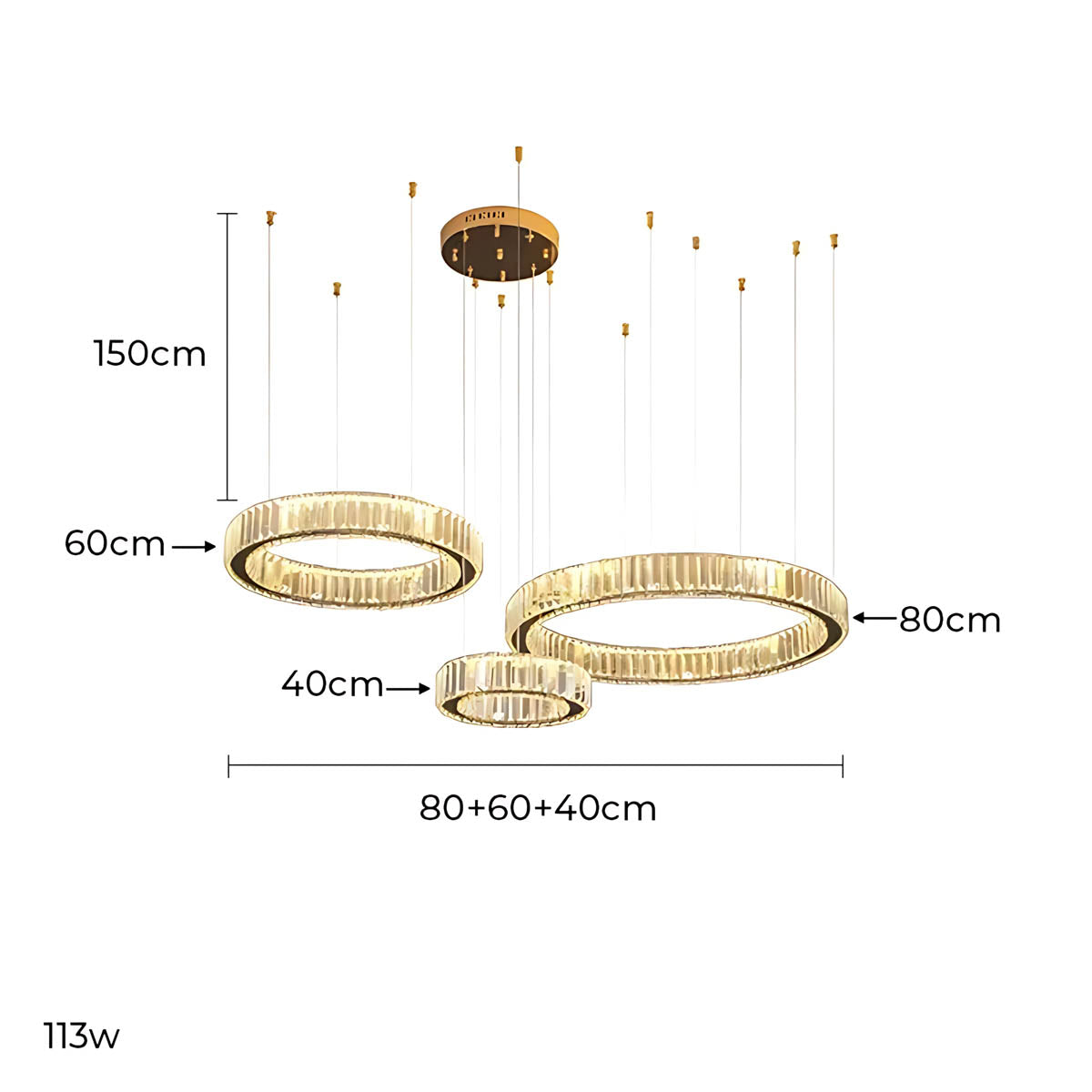 Rosewood Axis Crystal Spiral Chandelier — gallery image 31