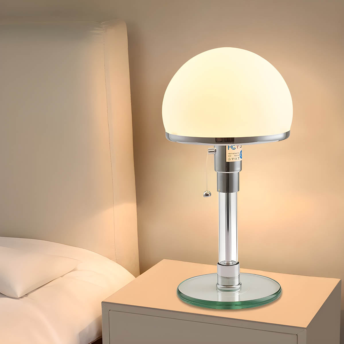 Sherwood Axis Glass Dome Table Lamp — gallery image 9
