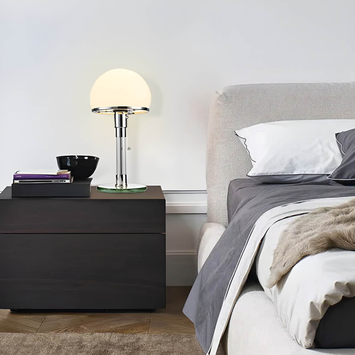 Sherwood Axis Glass Dome Table Lamp — gallery image 12