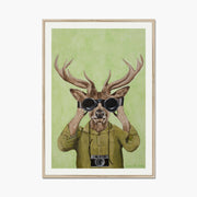 Wickham Axis Deer Wall Art Print — gallery image 1
