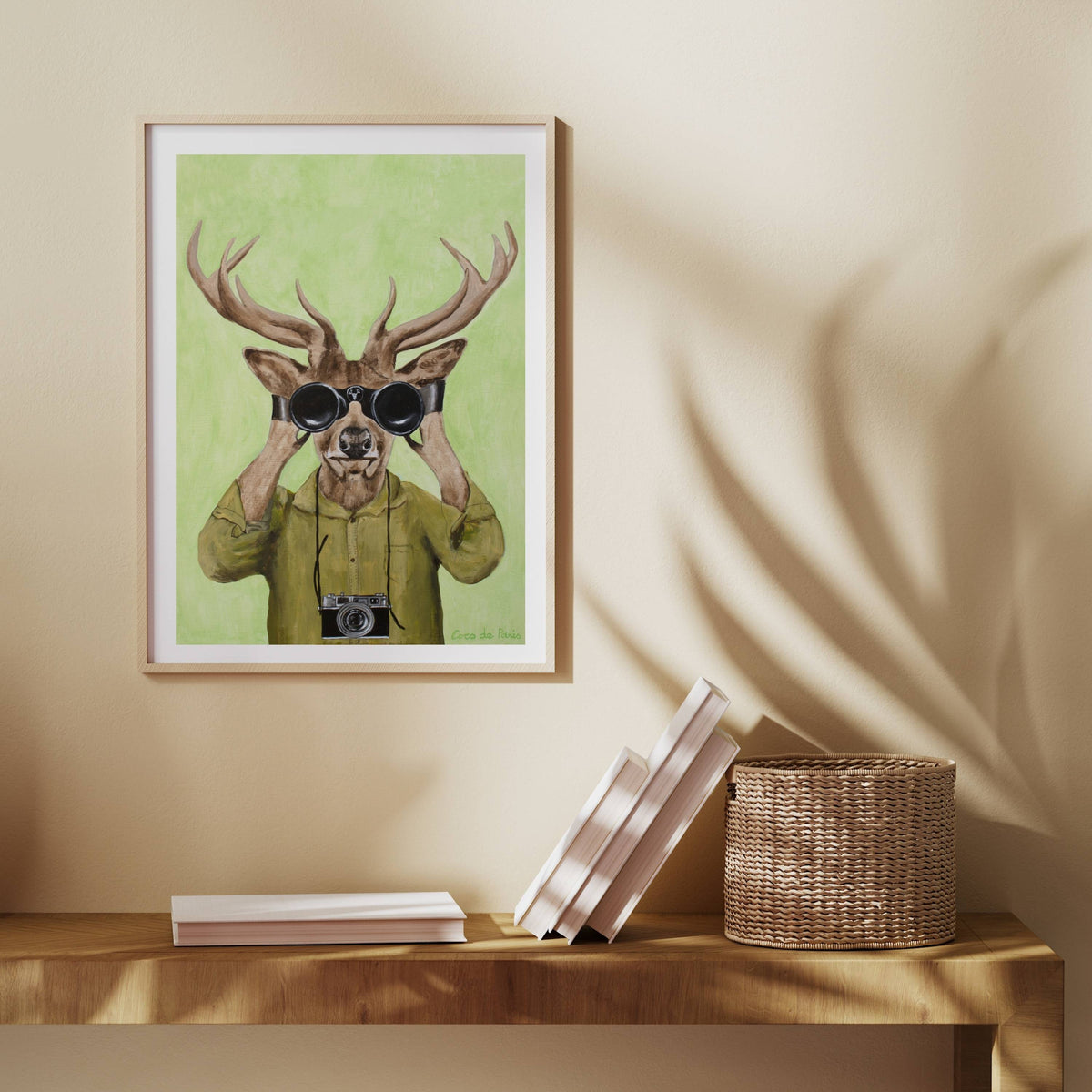 Wickham Axis Deer Wall Art Print — gallery image 7
