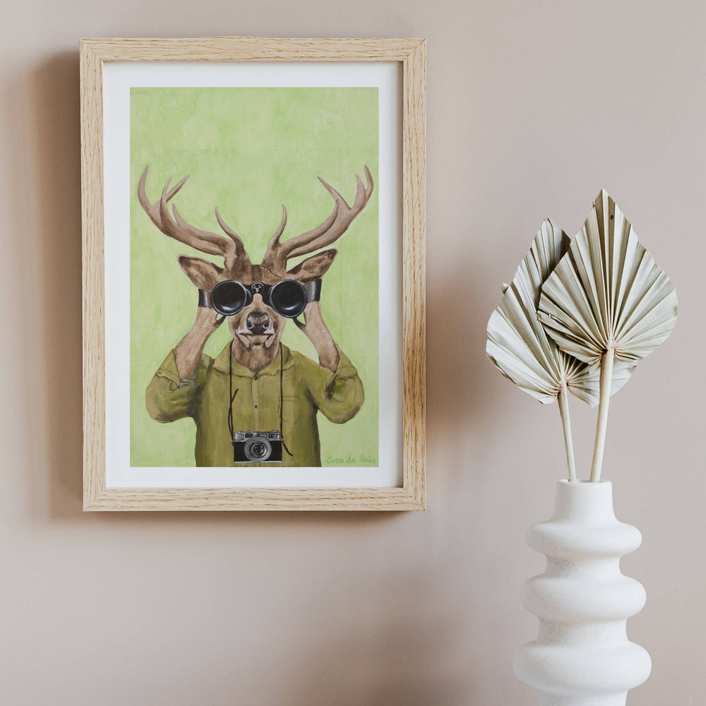 Wickham Axis Deer Wall Art Print — gallery image 4