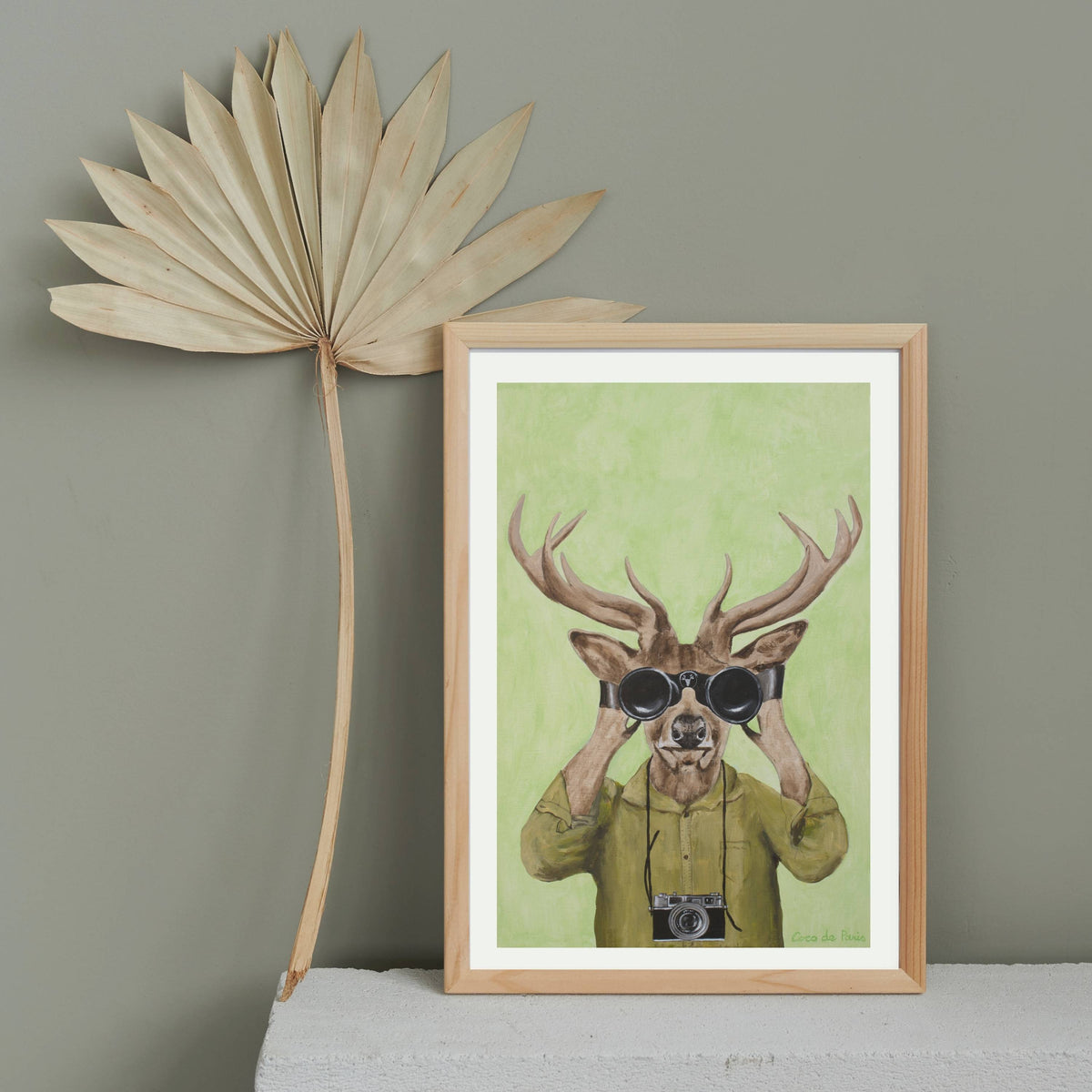 Wickham Axis Deer Wall Art Print — gallery image 13