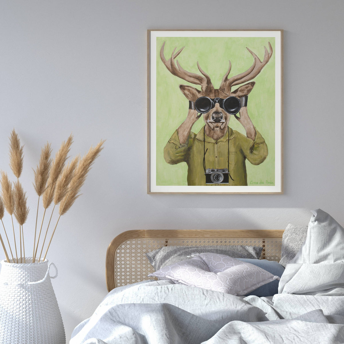 Wickham Axis Deer Wall Art Print — gallery image 8