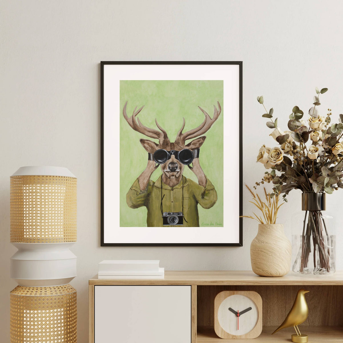 Wickham Axis Deer Wall Art Print — gallery image 5