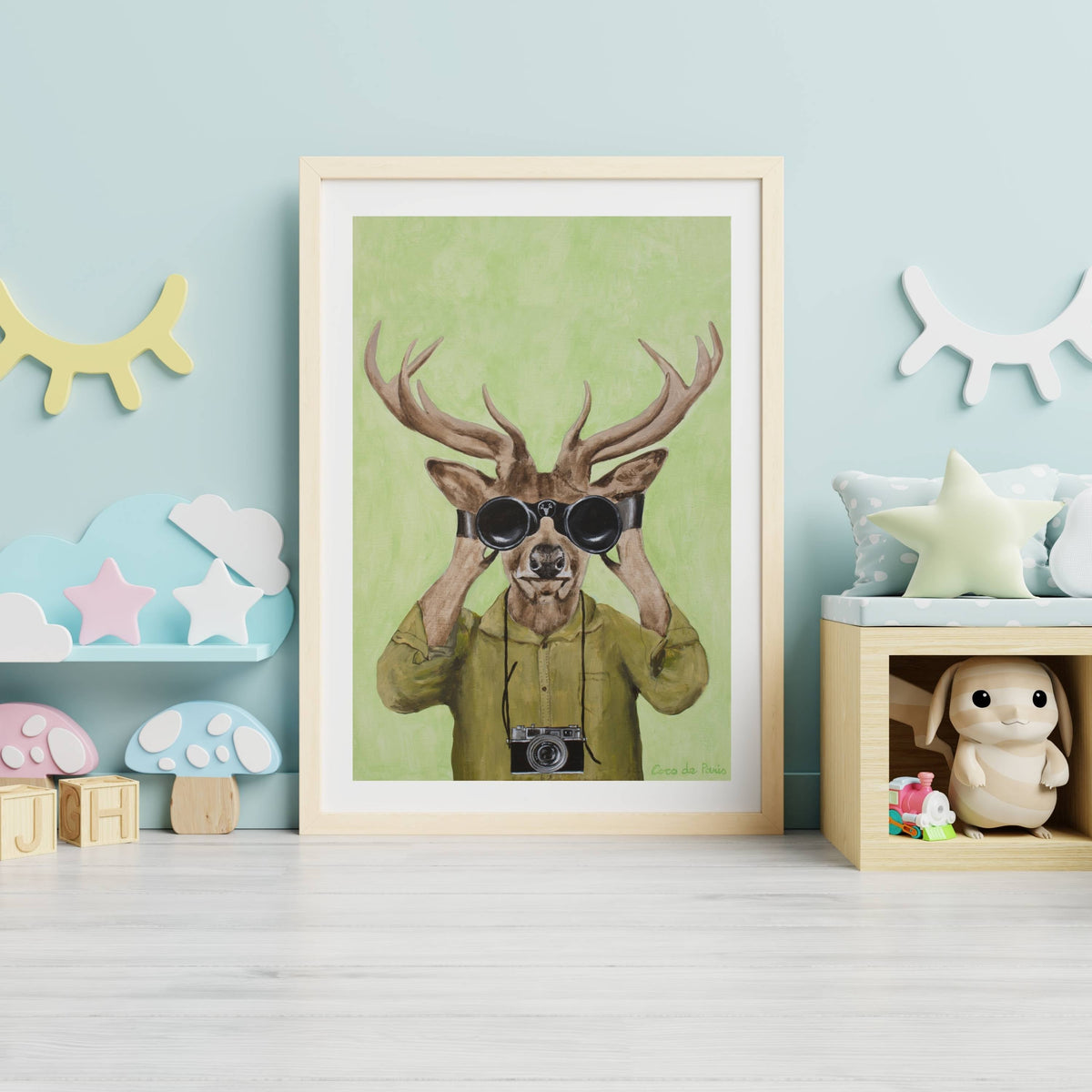 Wickham Axis Deer Wall Art Print — gallery image 18