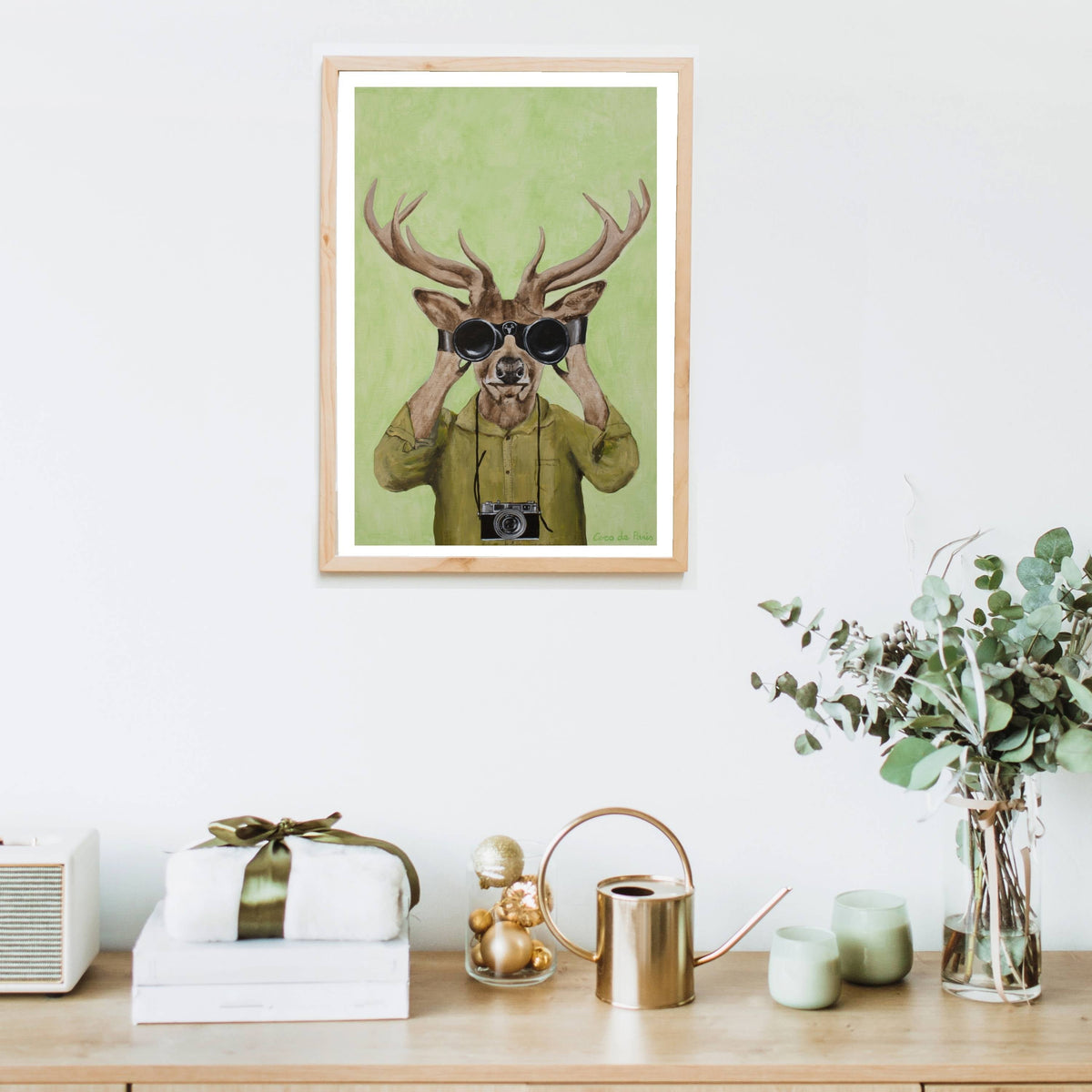 Wickham Axis Deer Wall Art Print — gallery image 16
