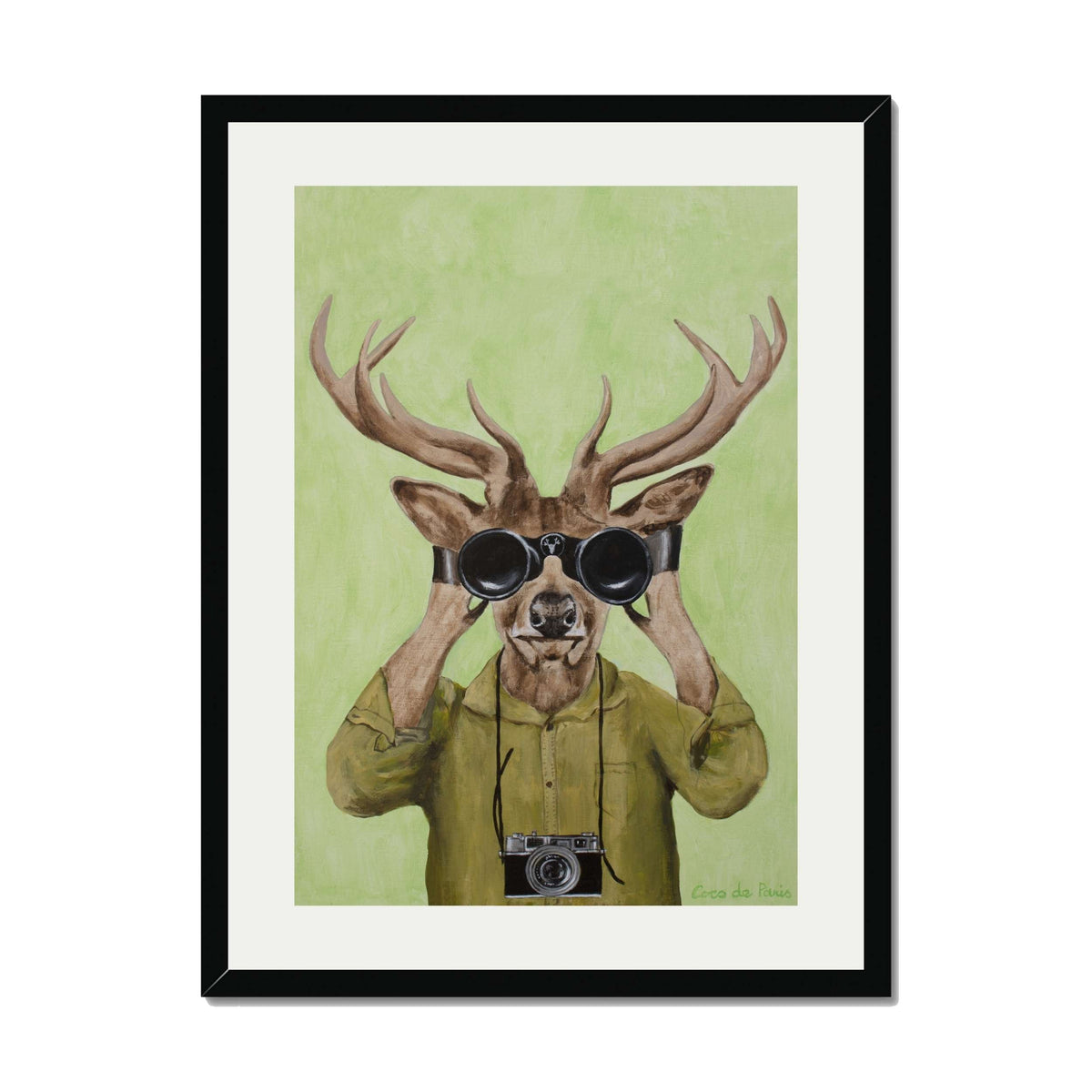 Wickham Axis Deer Wall Art Print — gallery image 23