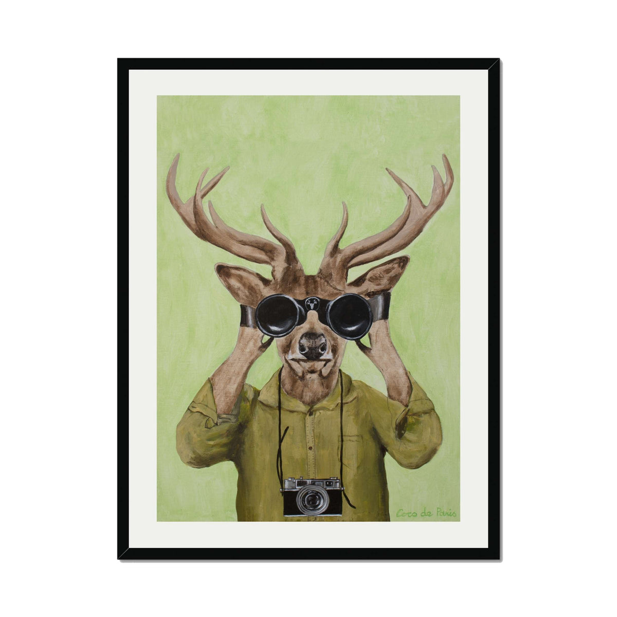 Wickham Axis Deer Wall Art Print — gallery image 24