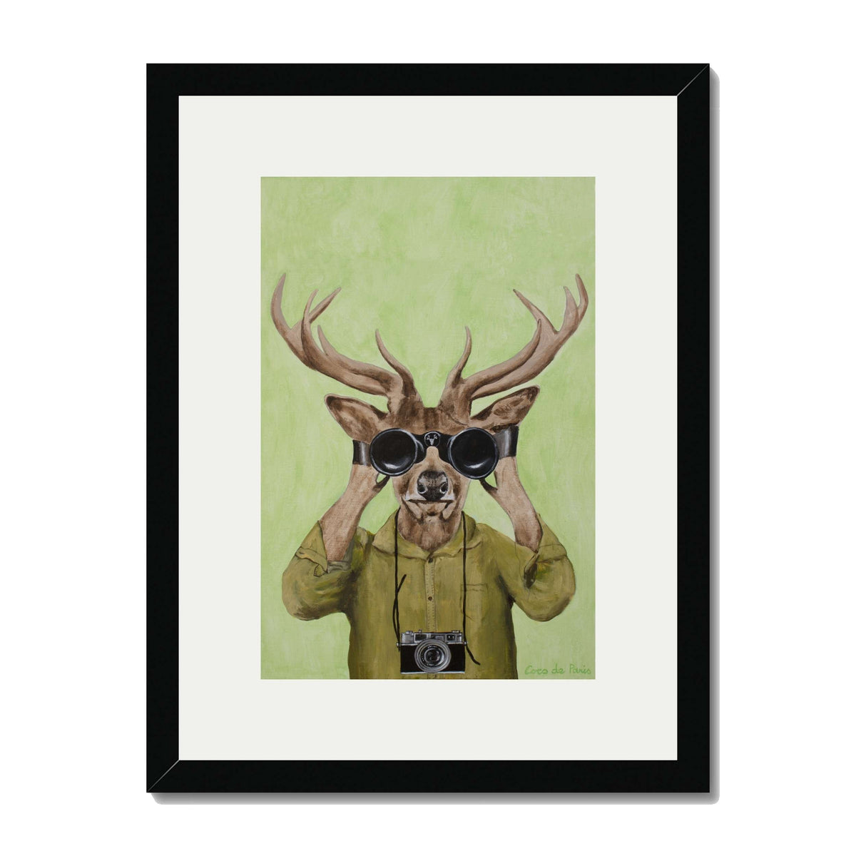 Wickham Axis Deer Wall Art Print — gallery image 22