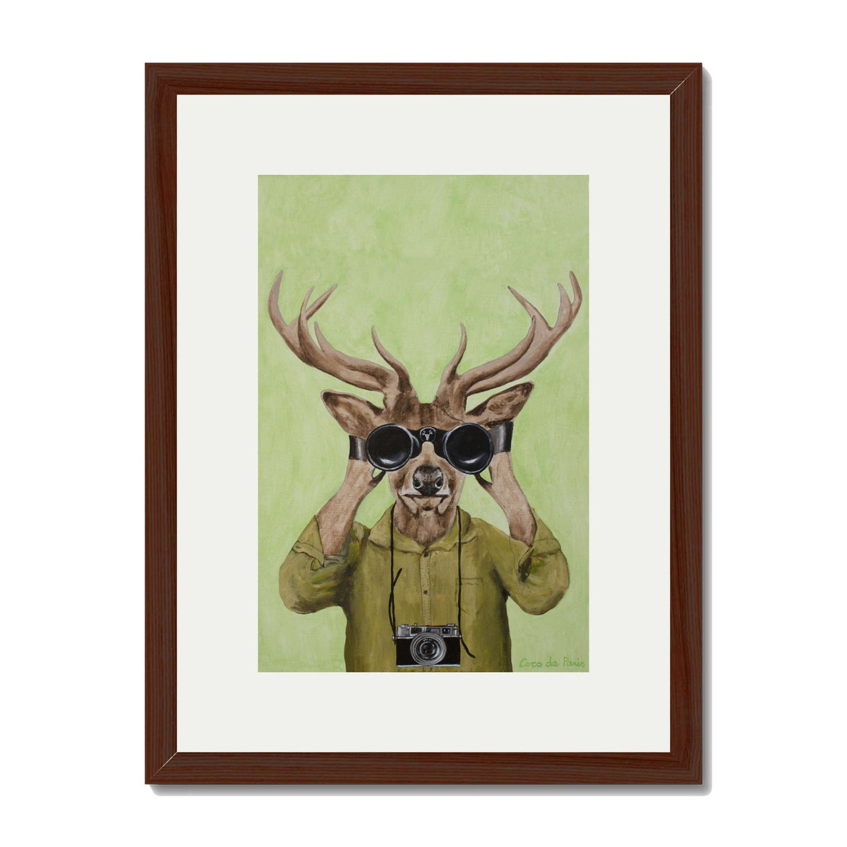 Wickham Axis Deer Wall Art Print — gallery image 28