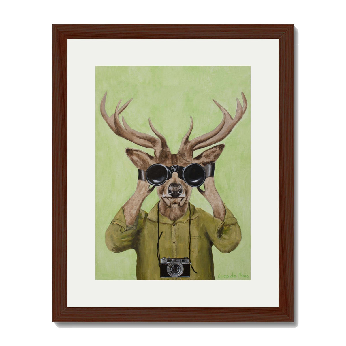 Wickham Axis Deer Wall Art Print — gallery image 27