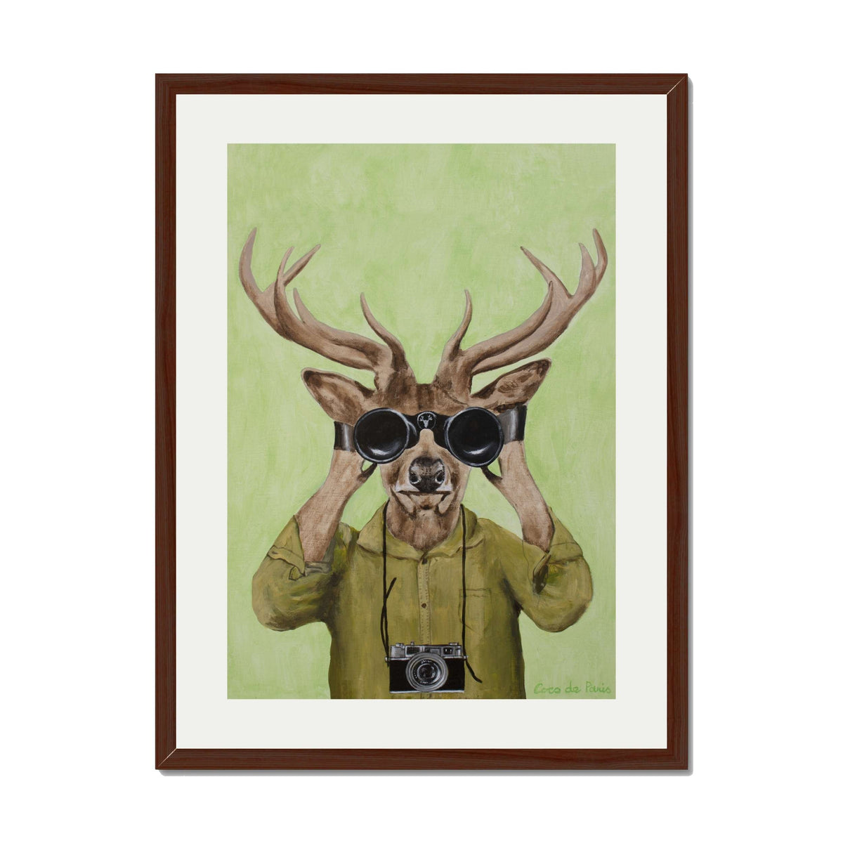 Wickham Axis Deer Wall Art Print — gallery image 29