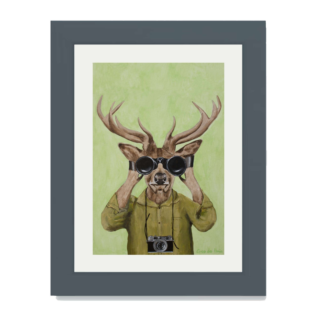 Wickham Axis Deer Wall Art Print — gallery image 32