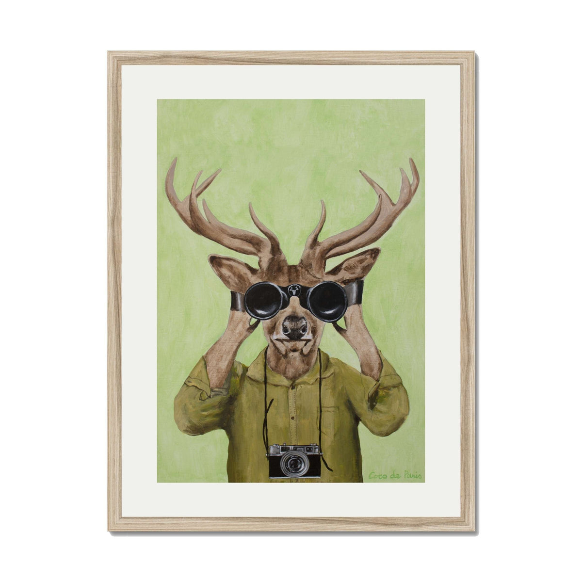 Wickham Axis Deer Wall Art Print — gallery image 53