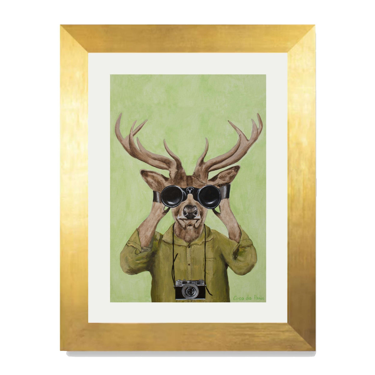 Wickham Axis Deer Wall Art Print — gallery image 38