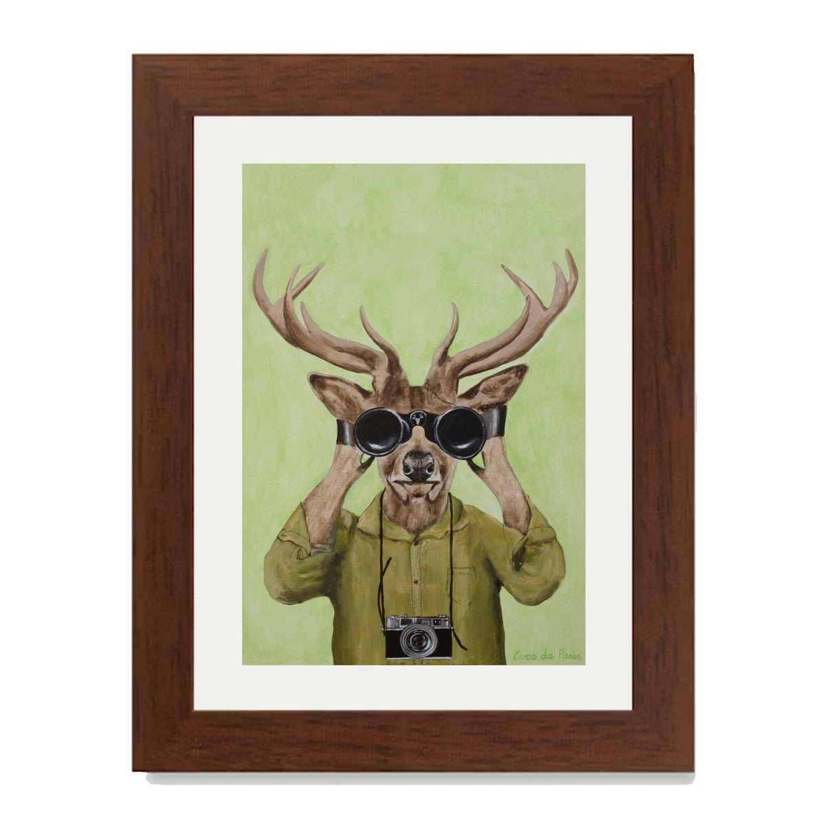 Wickham Axis Deer Wall Art Print — gallery image 26