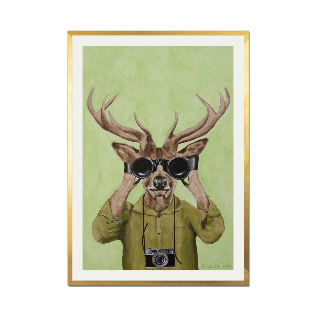 Wickham Axis Deer Wall Art Print — gallery image 43