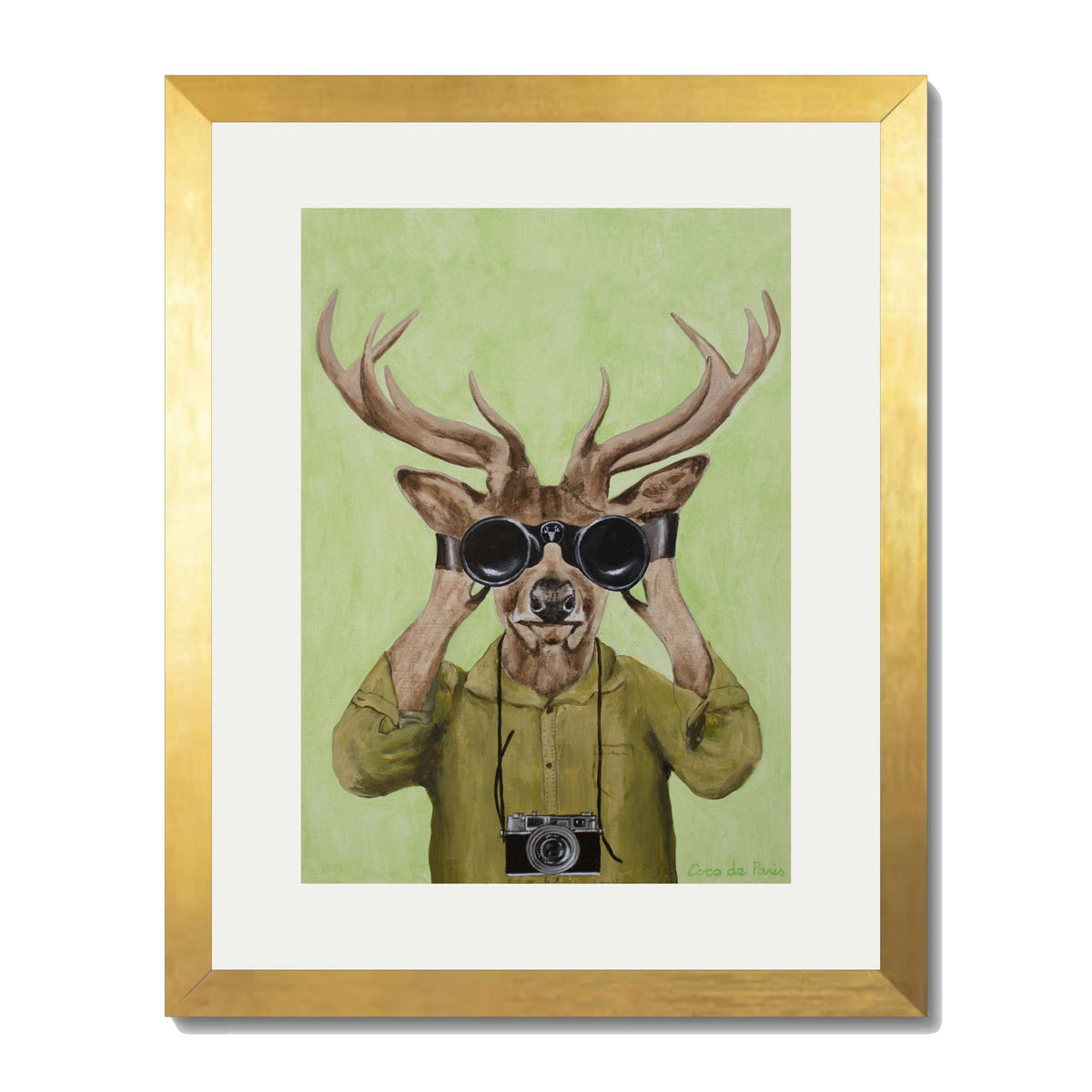 Wickham Axis Deer Wall Art Print — gallery image 39