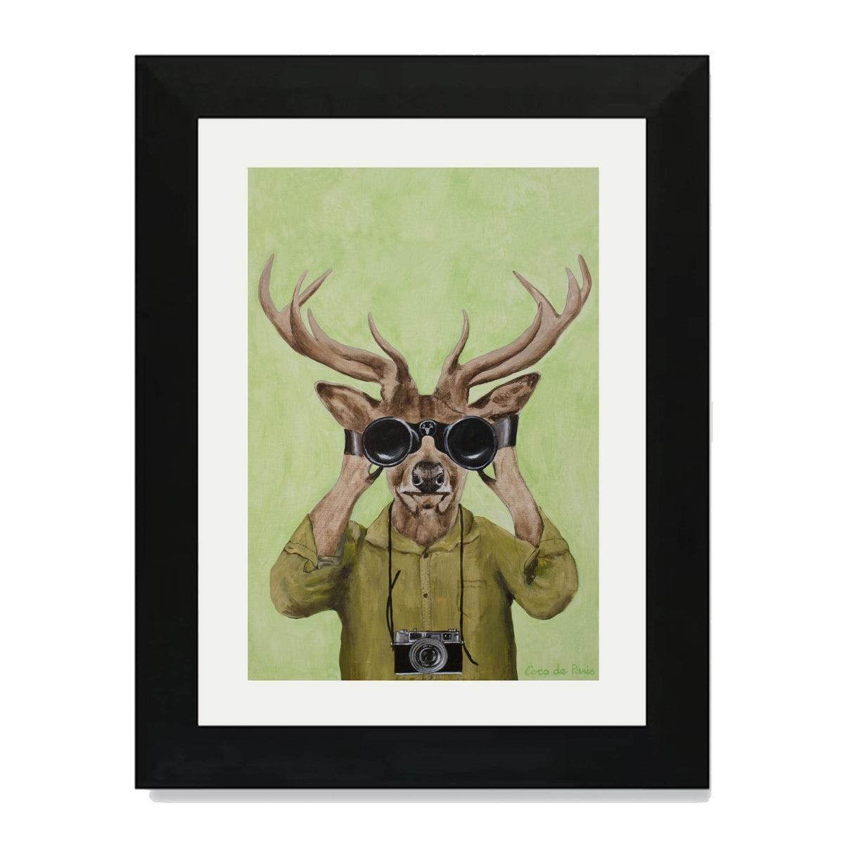Wickham Axis Deer Wall Art Print — gallery image 20