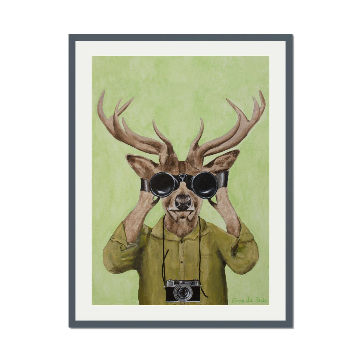 Wickham Axis Deer Wall Art Print — gallery image 36