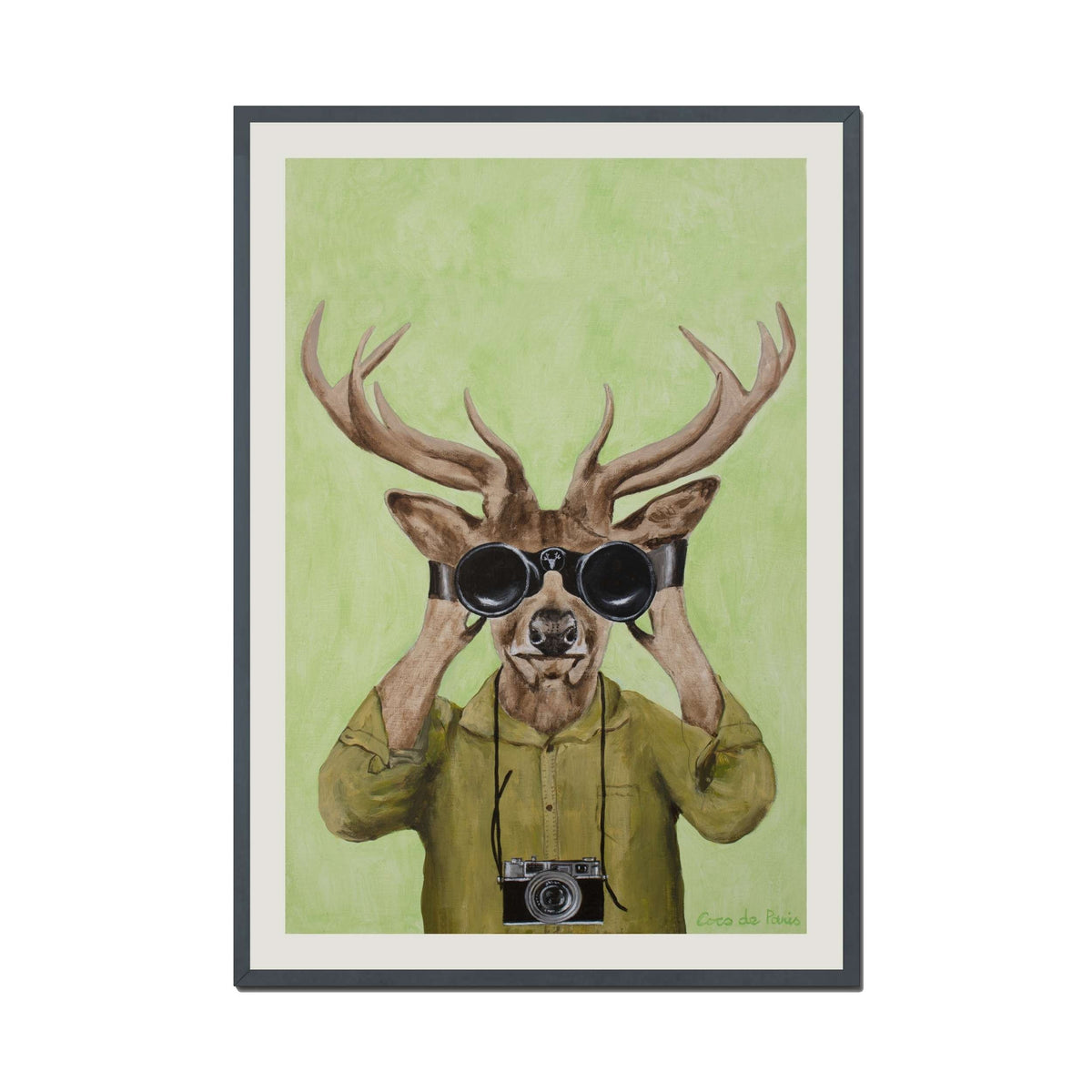 Wickham Axis Deer Wall Art Print — gallery image 37