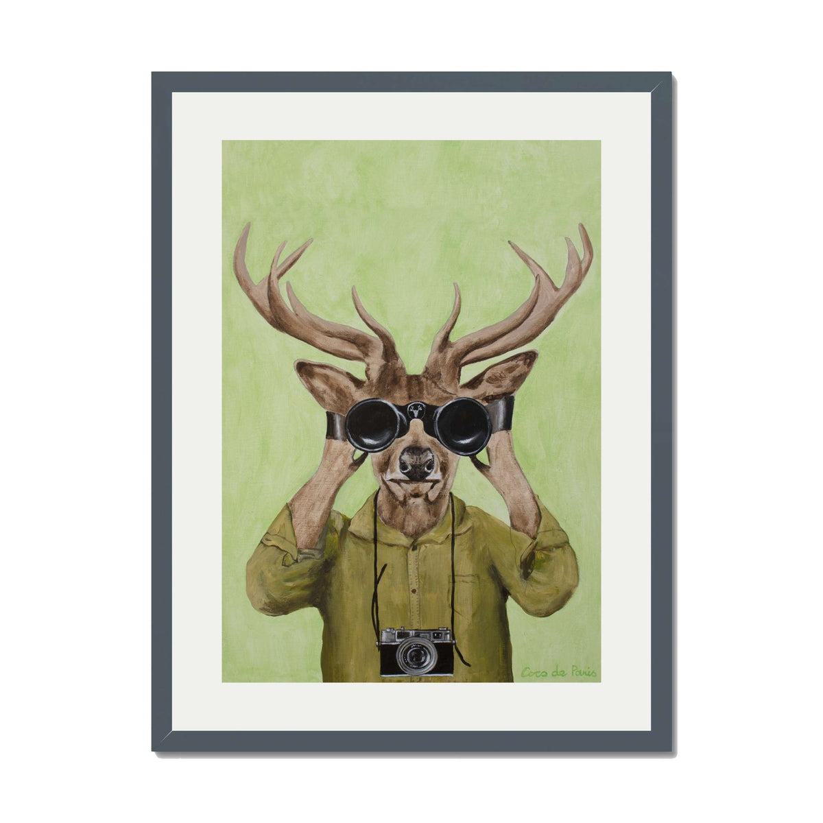 Wickham Axis Deer Wall Art Print — gallery image 35