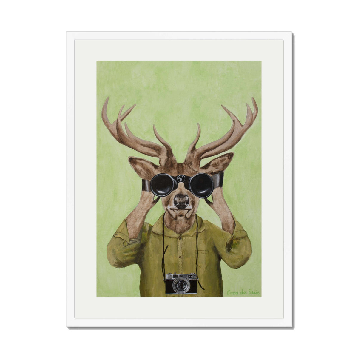 Wickham Axis Deer Wall Art Print — gallery image 65