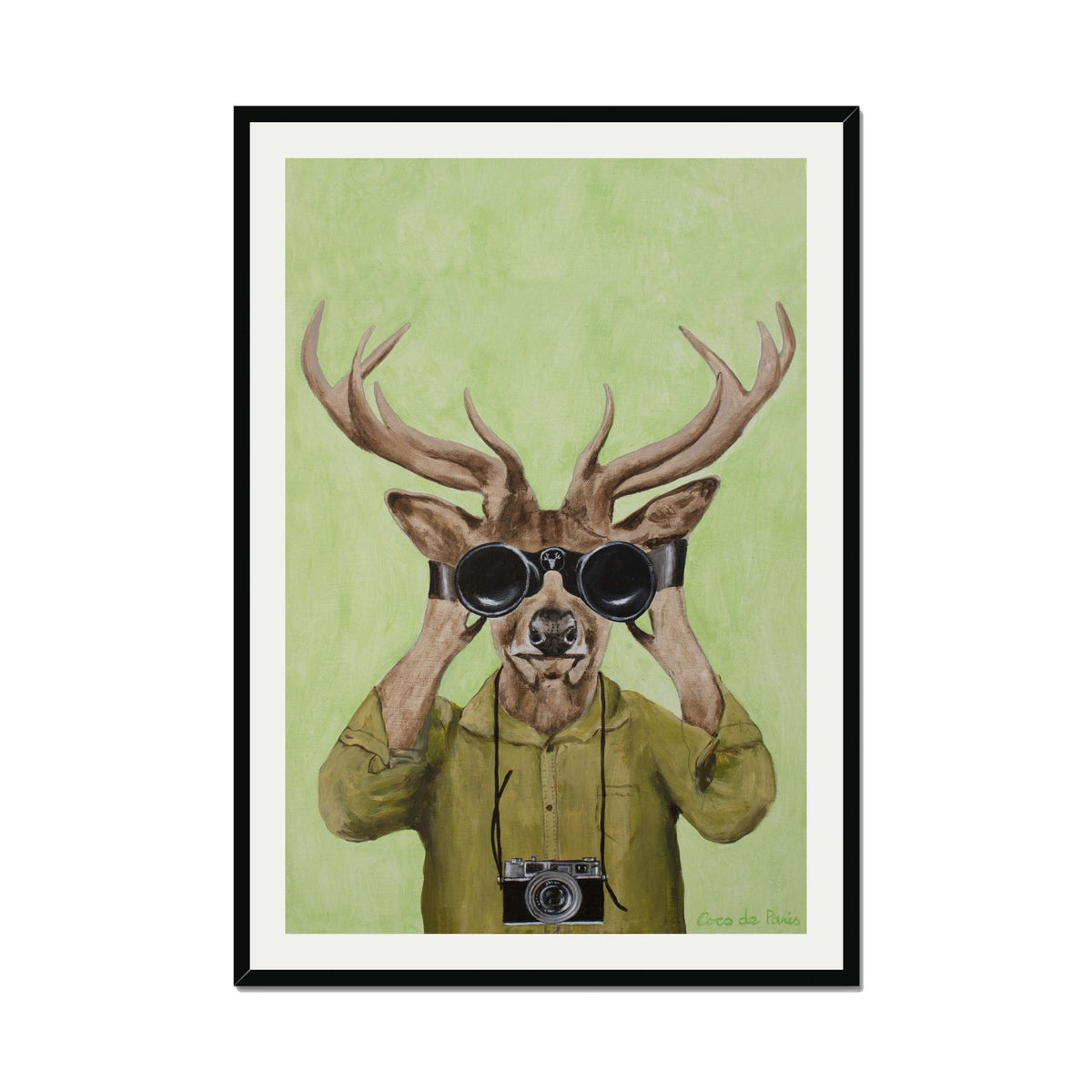 Wickham Axis Deer Wall Art Print — gallery image 25