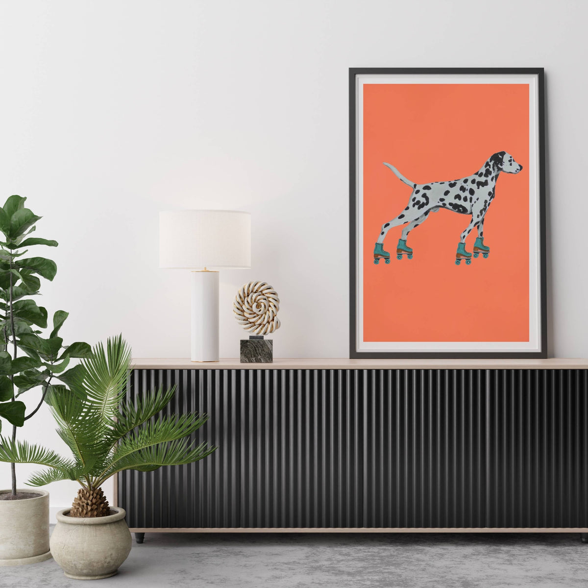 Willoughby Axis Dalmatian Wall Art Print — gallery image 2