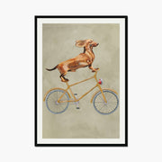 Fairford Axis Dachshund Wall Art Print — gallery image 1