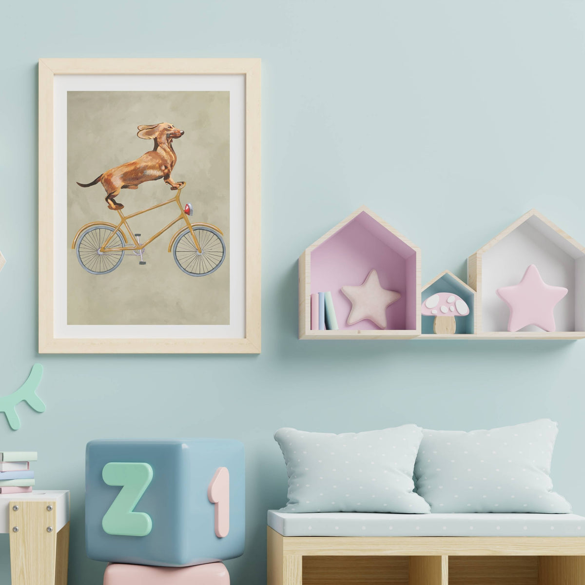 Fairford Axis Dachshund Wall Art Print — gallery image 18