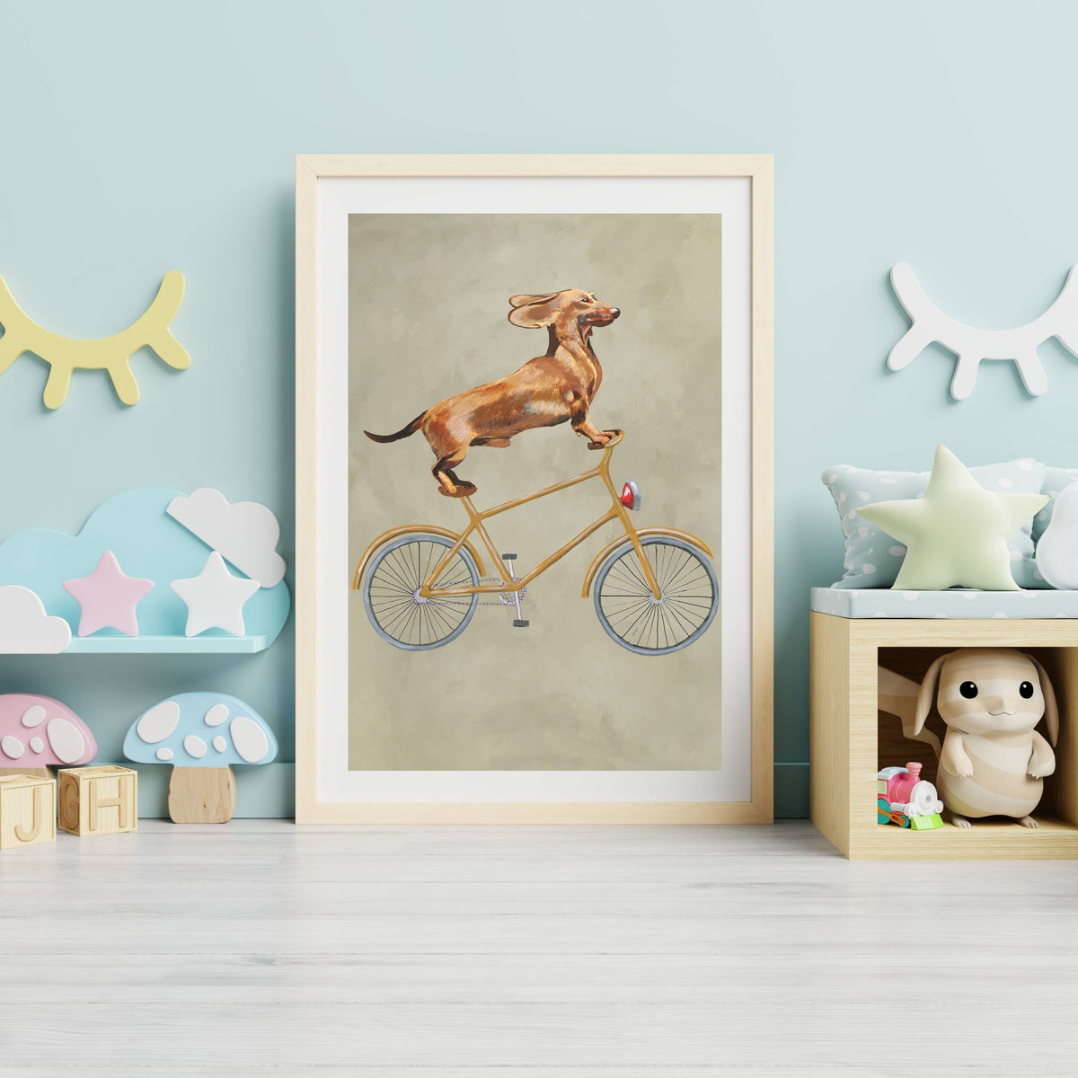 Fairford Axis Dachshund Wall Art Print — gallery image 17