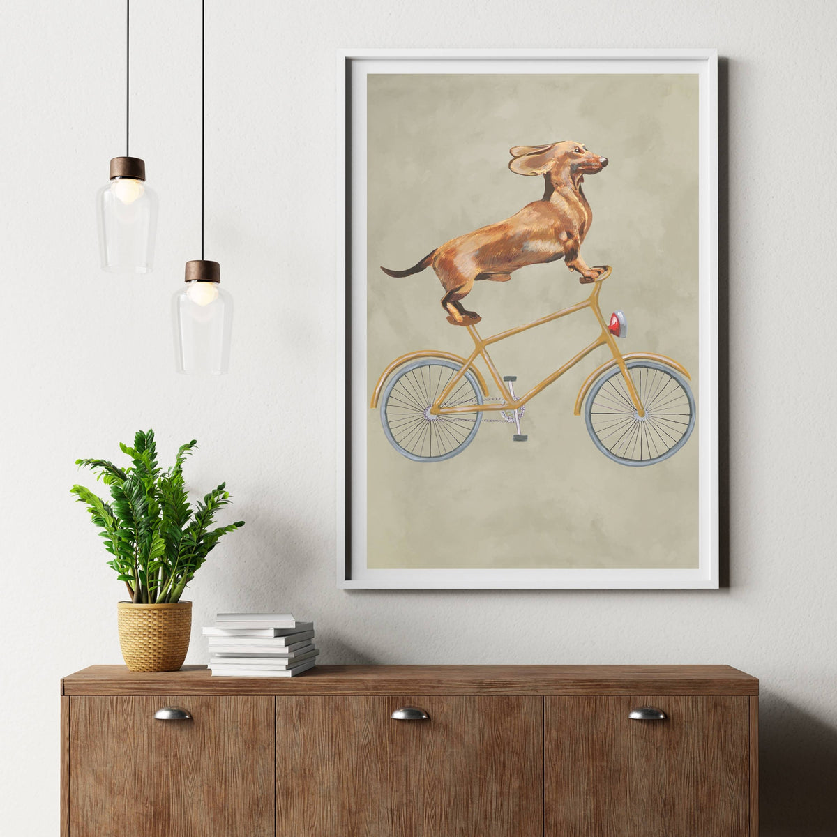 Fairford Axis Dachshund Wall Art Print — gallery image 7