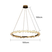 Acorn Axis Crystal Spiral Chandelier — gallery image 31
