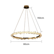 Acorn Axis Crystal Spiral Chandelier — gallery image 30