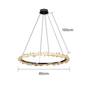 Acorn Axis Crystal Spiral Chandelier — gallery image 19