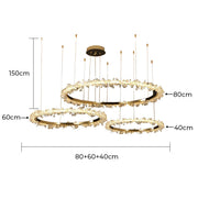 Acorn Axis Crystal Spiral Chandelier — gallery image 34
