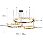 Acorn Axis Crystal Spiral Chandelier — gallery image 25