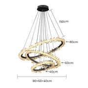Acorn Axis Crystal Spiral Chandelier — gallery image 24