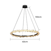 Acorn Axis Crystal Spiral Chandelier — gallery image 17
