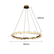 Acorn Axis Crystal Spiral Chandelier — gallery image 29