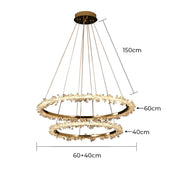 Acorn Axis Crystal Spiral Chandelier — gallery image 32