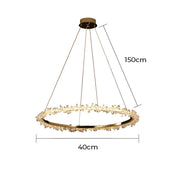 Acorn Axis Crystal Spiral Chandelier — gallery image 28